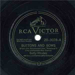 Betty Rhodes - Buttons And Bows / I Still Get A Thrill flac album