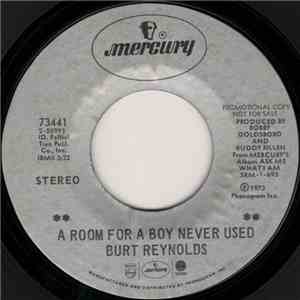 Burt Reynolds - A Room For A Boy Never Used / Till I Get It Right flac album