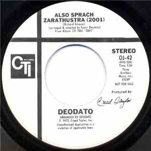 Deodato - Also Sprach Zarathustra  flac album
