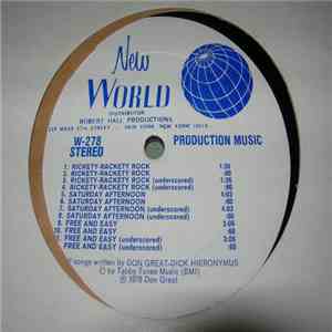 Don Great, Dick Hieronymus - Production Music flac album