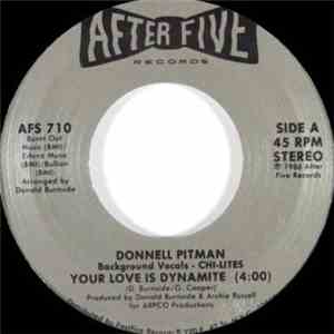 Donnell Pitman - Your Love Is Dynamite / Candy Love flac album