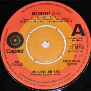 Gallagher And Lyle - Desiderata flac album