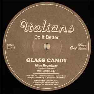 Glass Candy - Miss Broadway flac album