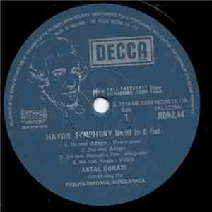 Haydn, Philharmonia Hungarica, Antal Dorati - Symphony No. 99 In E Flat / Symphony No. 100 In G "Military" flac album