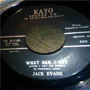Jack Evans  - What Can I Say / Colette flac album