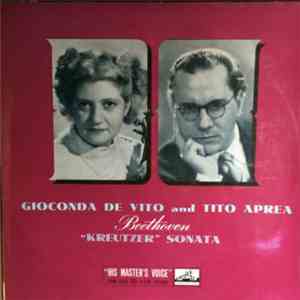 Ludwig van Beethoven, Tito Aprea, Gioconda De Vito - " Kreutzer " Sonata flac album