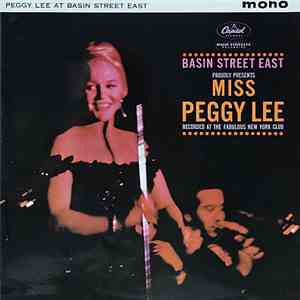 Miss Peggy Lee - Peggy Lee At Basin Street East flac album