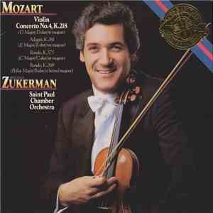 Mozart - Pinchas Zukerman, Saint Paul Chamber Orchestra - Violin Concerto No. 4, K. 218 flac album