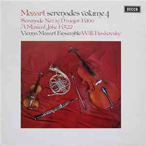 Mozart, Vienna Mozart Ensemble ∙ Willi Boskovsky - Serenades Volume 4: Serenade No 1 In D Major K100 / A Musical Joke K522 flac album
