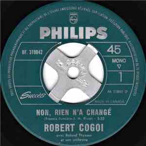 Robert Cogoi - Non, Rien N'a Changé flac album