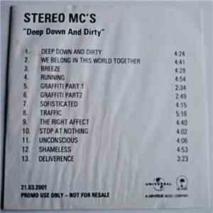 Stereo MC's - Deep Down & Dirty flac album