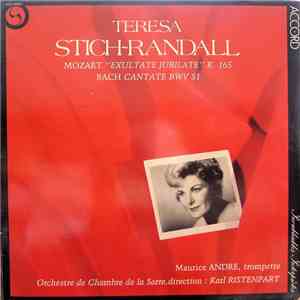 Teresa Stich-Randall - Mozart / Bach - Maurice André, Orchestre De Chambre De La Sarre, Karl Ristenpart - "Exsultate Jubilate" K. 165 / Cantate BWV 51 flac album
