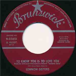 The Lennon Sisters - To Know You Is To Love You flac album