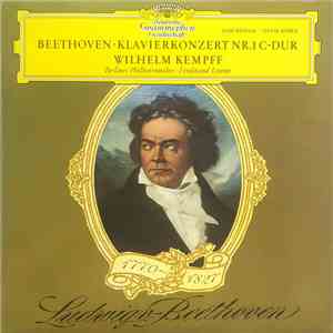 Beethoven, Wilhelm Kempff, Berliner Philharmoniker, Ferdinand Leitner - Klavierkonzerte Nr. 1 C-dur flac album
