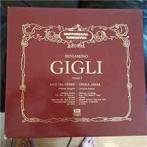 Beniamino Gigli - Beniamino Gigli - Volume 1 flac album