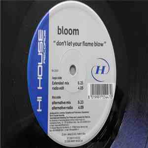 Bloom  - Don't Let Your Flame Blow flac album