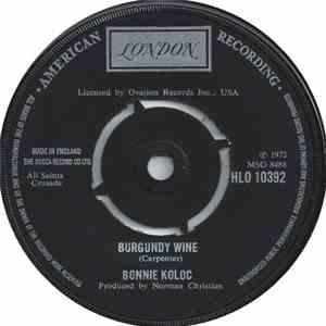 Bonnie Koloc - Burgundy Wine / We Are Ships flac album