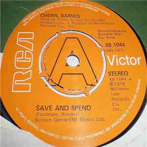 Cheryl Barnes - Save And Spend / I Know flac album