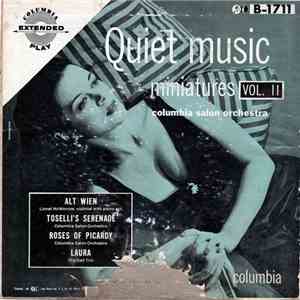 Columbia Salon Orchestra - Quiet Music Miniatures Vol. II flac album