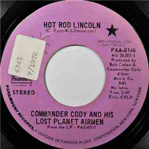 Commander Cody And His Lost Planet Airmen - Hot Rod Lincoln flac album