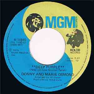 Donny And Marie Osmond - Deep Purple / Take Me Back Again flac album