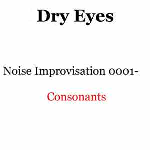 Dry Eyes - Noise Improvisation 0001- Consonants flac album