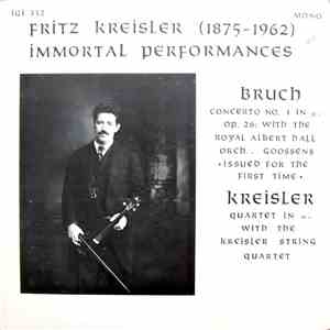 Fritz Kreisler - Immortal Performances flac album