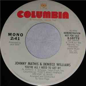 Johnny Mathis & Deniece Williams - You're All I Need To Get By flac album