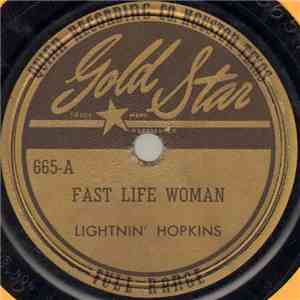 Lightnin' Hopkins - Fast Life Woman / European Blues flac album