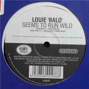 Louie "Balo" Guzman - Seems To Run Wild flac album