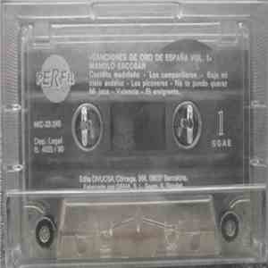Manolo Escobar - Canciones De Oro De España Vol. 1 flac album