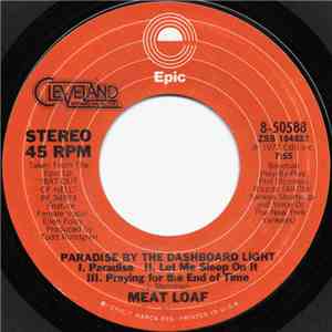 Meat Loaf - Paradise By The Dashboard Light flac album