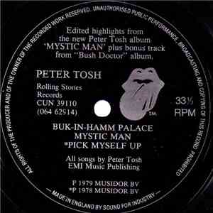 Peter Tosh - Buk-In-Hamm Palace / Mystic Man / Pick Myself Up flac album