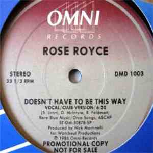 Rose Royce - Doesn't Have To Be This Way flac album