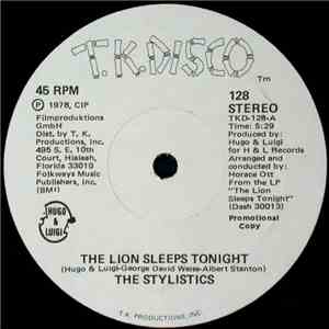 The Stylistics - The Lion Sleeps Tonight / Fly! flac album