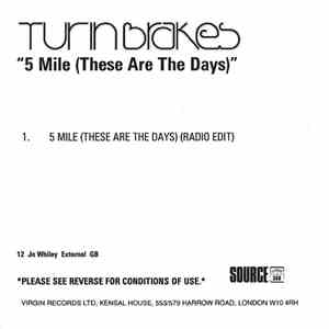 Turin Brakes - 5 Mile (These Are The Days) flac album