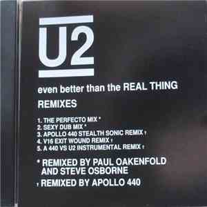 U2 - Even Better Than The Real Thing (Remixes) flac album
