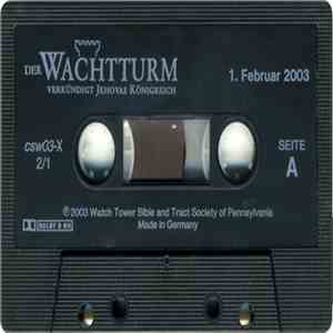 Unknown Artist - Der Wachtturm: 1. Februar 2003 flac album