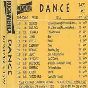 Various - Dance Nov. 1992 flac album