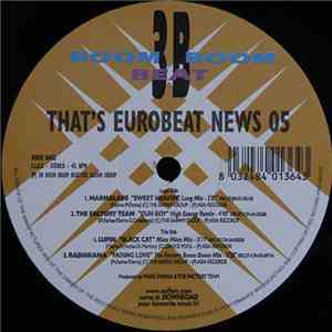Various - That's Eurobeat News 05 flac album