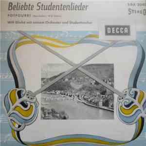 Will Glahé Mit Seinem Orchester Und Studentenchor - Beliebte Studentenlieder flac album