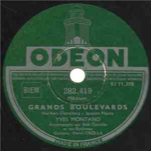 Yves Montand Accompagné par Bob Castella Et Ses Rythmes, Henri Crolla - Grands Boulevards / Rue Lepic flac album
