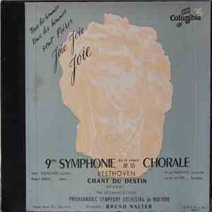 Beethoven / Brahms / The Westminster Choir, Philharmonic Symphony Orchestra De New-York - 9:eme Symphonie En Ré Mineur Op. 125 "Chorale" / Chant Du Destin flac album