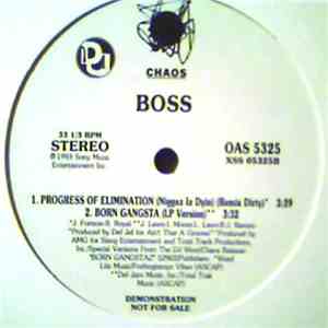 Bo$$ - Progress Of Elimination / Born Gangsta flac album