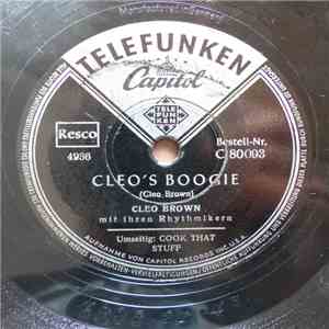 Cleo Brown - Cleo's Boogie / Cook That Stuff flac album