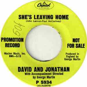 David And Jonathan - She's Leaving Home / One Born Every Minute flac album