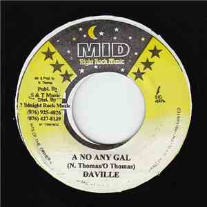 Daville / Midnight Rock Crew - A No Any Gal / West Won Rhythm flac album