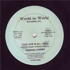 Deborah Cooper - Your Love Is All I Need flac album