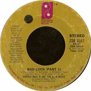 Harold Melvin And The Blue Notes - Bad Luck (Part 1 & 2) flac album