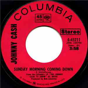 Johnny Cash - Sunday Morning Coming Down / I'm Gonna Try To Be That Way flac album